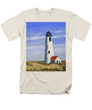Great Point Lighthouse Nantucket Massachusetts - Men's T-Shirt  (Regular Fit)