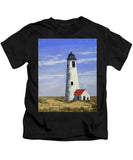 Great Point Lighthouse Nantucket Massachusetts - Kids T-Shirt