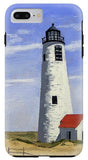 Great Point Lighthouse Nantucket Massachusetts - Phone Case