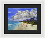 Naples Beach - Framed Print