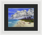 Naples Beach - Framed Print