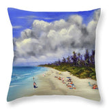 Naples Beach - Throw Pillow
