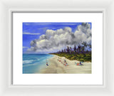 Naples Beach - Framed Print