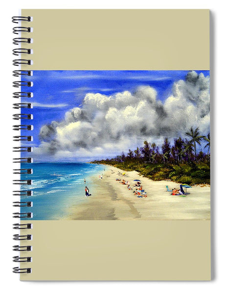 Naples Beach Naples Florida - Spiral Notebook