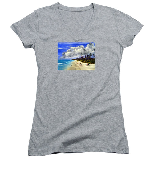 Naples Beach Naples Florida - Women's V-Neck