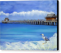 Naples Pier Naples Florida - Canvas Print