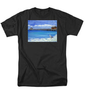 Naples Pier Naples Florida - Men's T-Shirt  (Regular Fit)