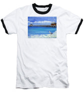 Naples Pier Naples Florida - Baseball T-Shirt