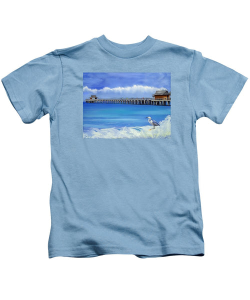 Naples Pier Naples Florida - Kids T-Shirt