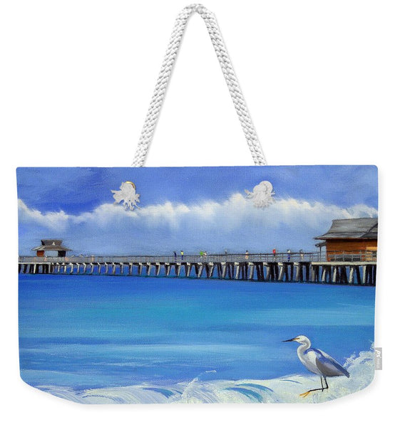 Naples Pier Naples Florida - Weekender Tote Bag