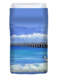 Naples Pier Naples Florida - Duvet Cover