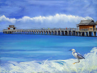 Naples Pier Naples Florida - Art Print