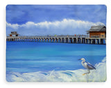 Naples Pier Naples Florida - Blanket