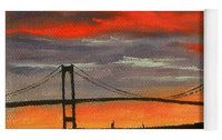 Newport Bridge Newport Rhode Island - Yoga Mat