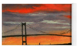 Newport Bridge Newport Rhode Island - Yoga Mat