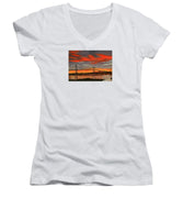 Newport Bridge Newport Rhode Island - Women's V-Neck