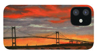 Newport Bridge Newport Rhode Island - Phone Case
