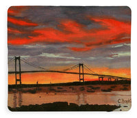 Newport Bridge Newport Rhode Island - Blanket
