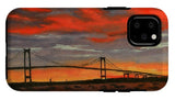 Newport Bridge Newport Rhode Island - Phone Case