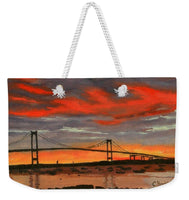 Newport Bridge Newport Rhode Island - Weekender Tote Bag