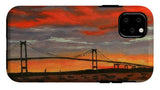 Newport Bridge Newport Rhode Island - Phone Case