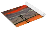 Newport Bridge Newport Rhode Island - Yoga Mat