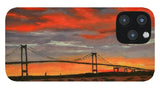 Newport Bridge Newport Rhode Island - Phone Case