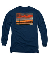 Newport Bridge Newport Rhode Island - Long Sleeve T-Shirt