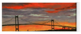 Newport Bridge Newport Rhode Island - Yoga Mat