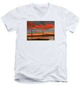 Newport Bridge Newport Rhode Island - Men's V-Neck T-Shirt