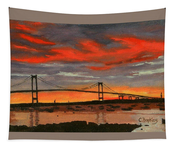 Newport Bridge Newport Rhode Island - Tapestry