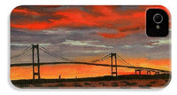 Newport Bridge Newport Rhode Island - Phone Case