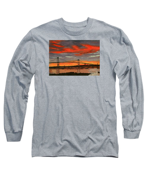 Newport Bridge Newport Rhode Island - Long Sleeve T-Shirt