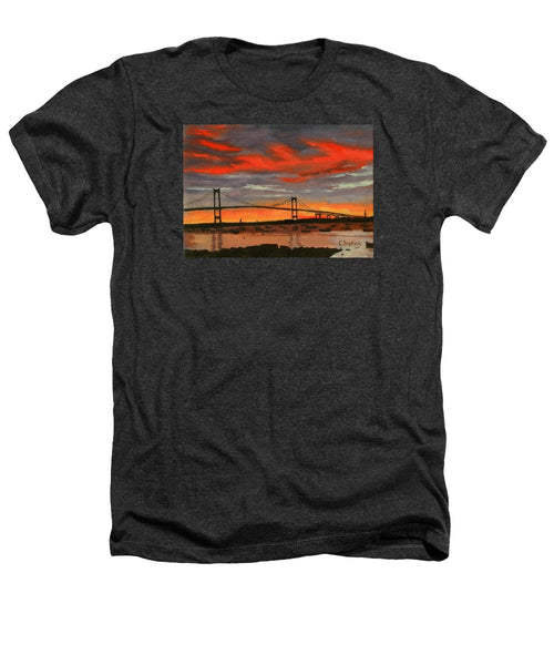 Newport Bridge Newport Rhode Island - Heathers T-Shirt