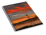 Newport Bridge Newport Rhode Island - Spiral Notebook