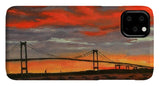 Newport Bridge Newport Rhode Island - Phone Case