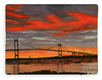 Newport Bridge Newport Rhode Island - Blanket