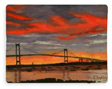 Newport Bridge Newport Rhode Island - Blanket