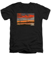 Newport Bridge Newport Rhode Island - Men's V-Neck T-Shirt