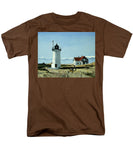 Race Point Lighthouse Provincetown Cape Cod Massachusetts - Men's T-Shirt  (Regular Fit)