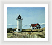 Race Point Lighthouse Provincetown Cape Cod Massachusetts - Framed Print