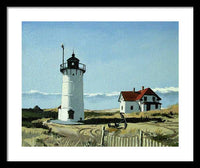 Race Point Lighthouse Provincetown Cape Cod Massachusetts - Framed Print