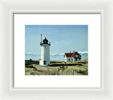 Race Point Lighthouse Provincetown Cape Cod Massachusetts - Framed Print
