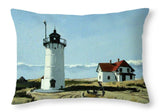 Race Point Lighthouse Provincetown Cape Cod Massachusetts - Throw Pillow