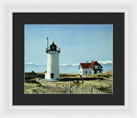 Race Point Lighthouse Provincetown Cape Cod Massachusetts - Framed Print