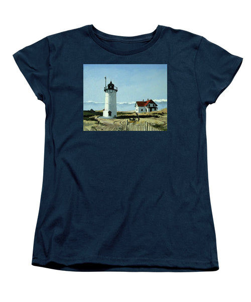 Race Point Lighthouse Provincetown Cape Cod Massachusetts - Women's T-Shirt (Standard Fit)