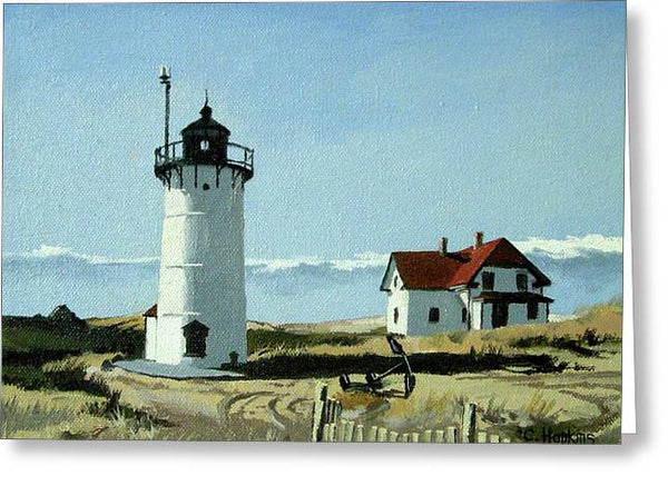 Race Point Lighthouse Provincetown Cape Cod Massachusetts - Greeting Card
