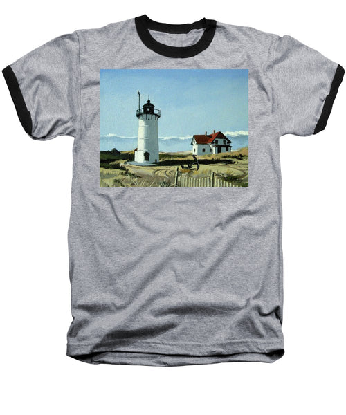 Race Point Lighthouse Provincetown Cape Cod Massachusetts - Baseball T-Shirt