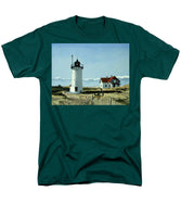 Race Point Lighthouse Provincetown Cape Cod Massachusetts - Men's T-Shirt  (Regular Fit)