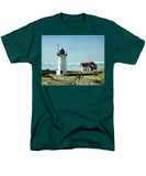 Race Point Lighthouse Provincetown Cape Cod Massachusetts - Men's T-Shirt  (Regular Fit)